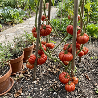 Spanish Tomato Seeds for Planting Solanum Lycopersicum urban garden vegetable bed