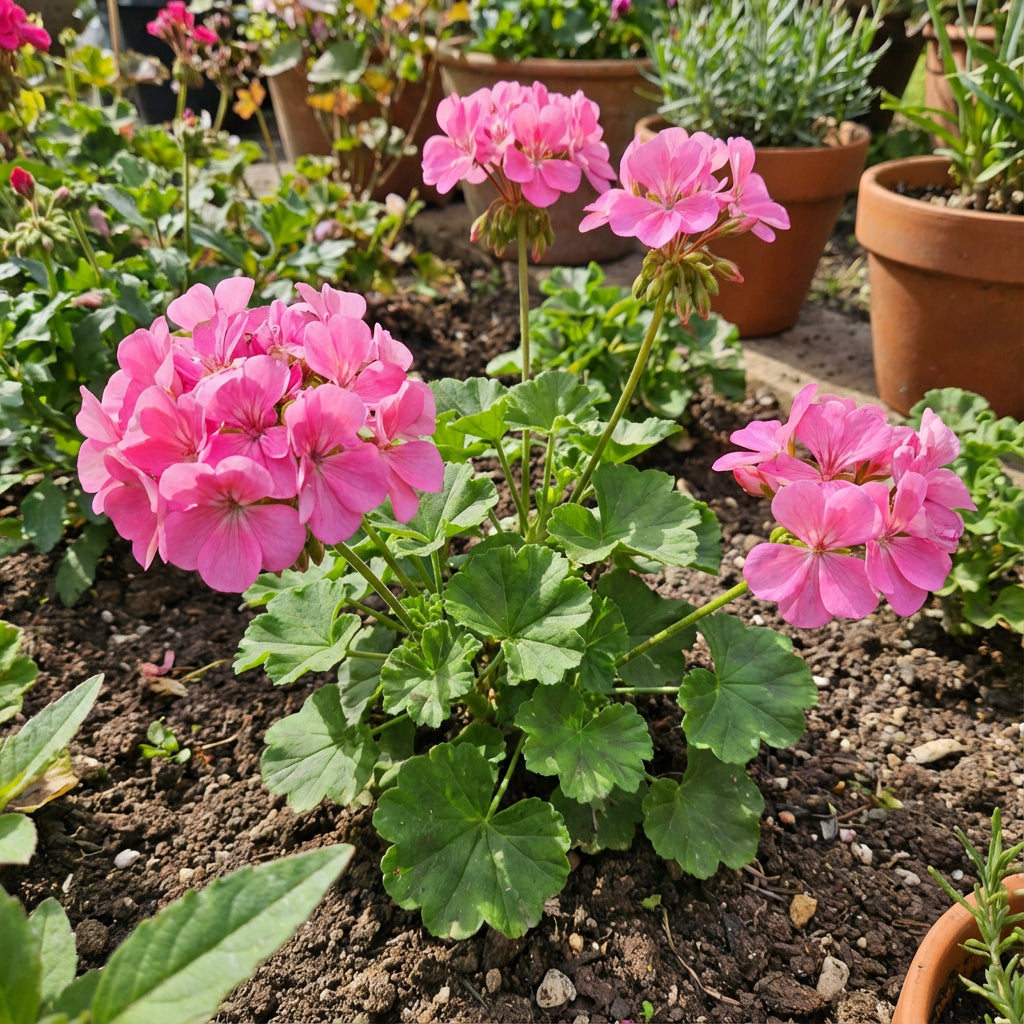 Geranium Pink Flower Planting Seeds for a Vibrant Garden