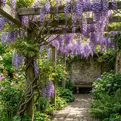 Wisteria Violet Flower Seeds for Planting  Seed for Beautifully Cascading Blooms in Your Garden