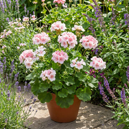 Geranium Mix Apple Blossom Seeds for Planting  Vibrant Annual Flowering Plants