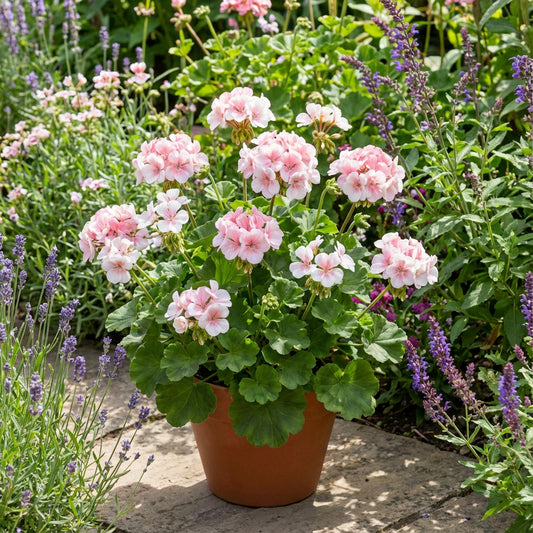 Geranium Mix Apple Blossom Seeds for Planting  Vibrant Annual Flowering Plants