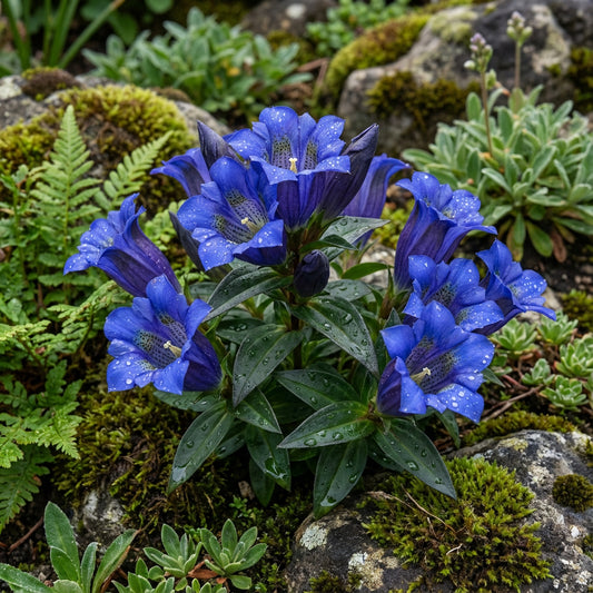 Gentiana Scabra Seeds for Planting - Beautiful Blue Flower Seeds