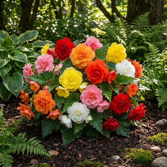 Begonia Mixed Seeds for Planting  Colorful Annual Flowers