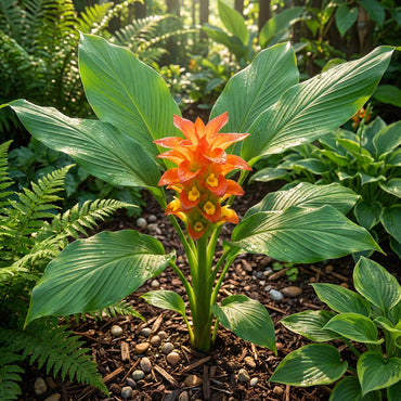Curcuma Orange Flower Planting Seeds  Vibrant Garden Color