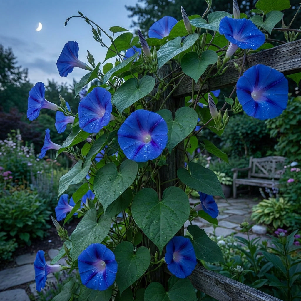 Giant Blue Moon Flower Seeds for Planting | Premium Flower Seeds for Vibrant Gardens