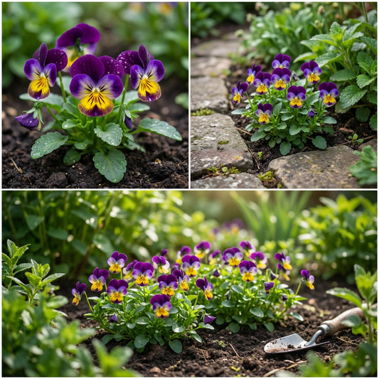 Viola Germania Flower Planting Seeds - Mixed Variety