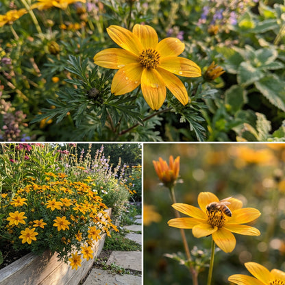 Yellow Bidens Flower Seeds for Planting - Ideal for Sunny Garden Blooms