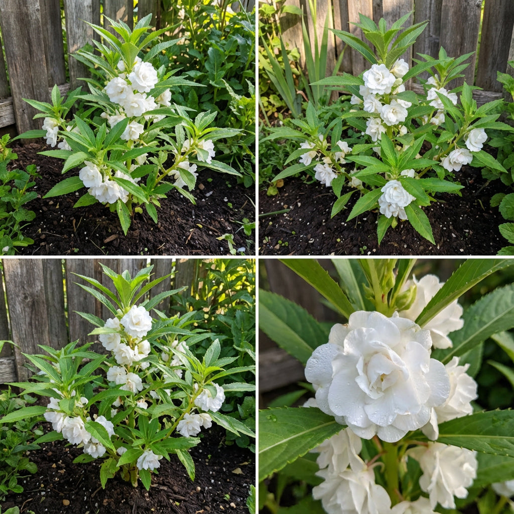 Plant White Balsamine Flower Seeds