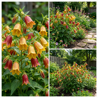 Yellow and Red Bellflower Seeds for Planting