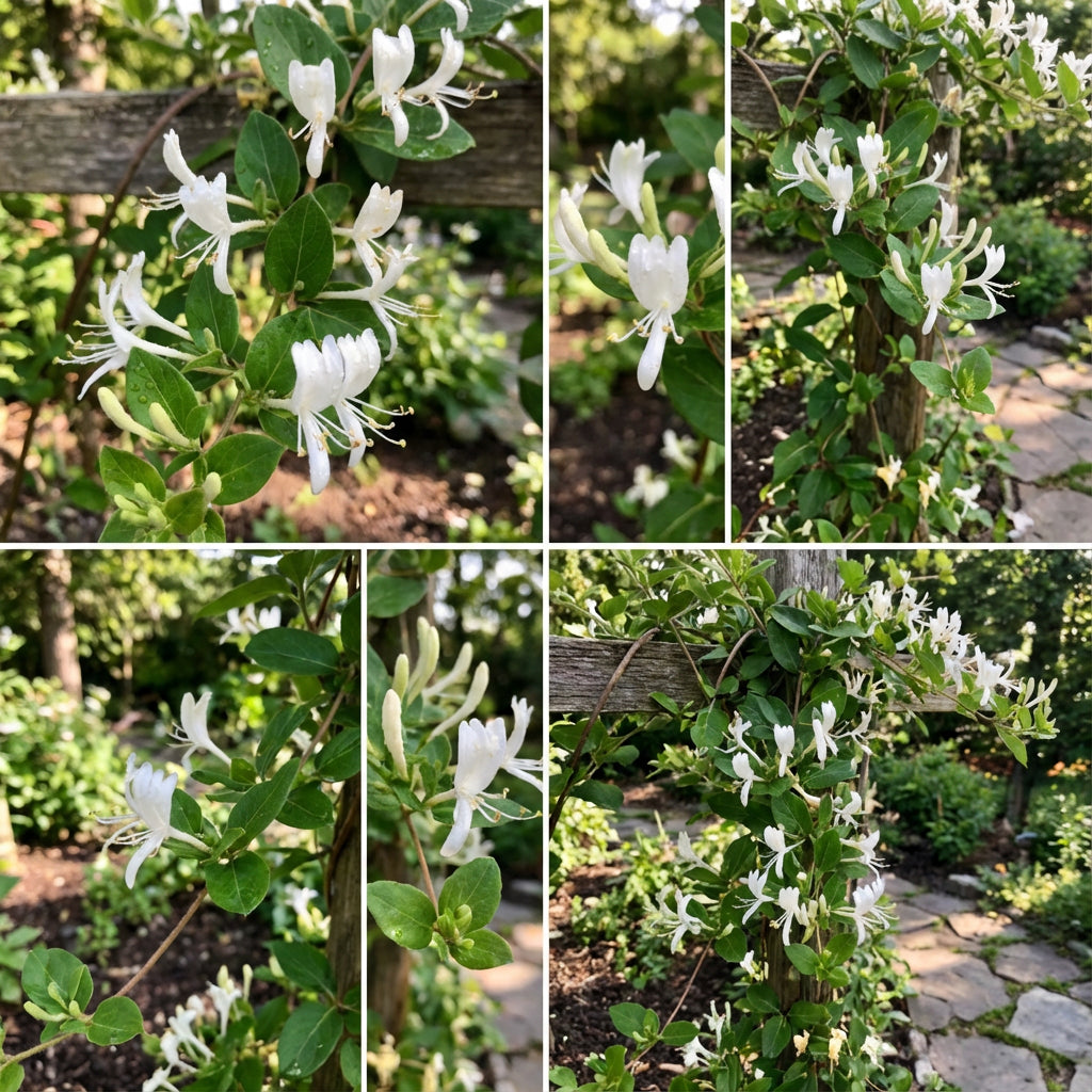 White Lonicera Japonica Plant Seeds for Planting  Seed for Elegant Blossoms, Ideal for Garden and Landscape Beautification