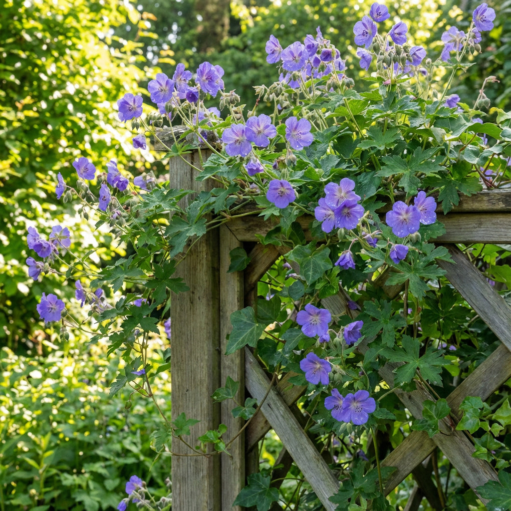Blue Climbing Geranium Flower Seeds for Gardening