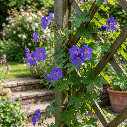 Blue Climbing Geranium Flower Seeds for Gardening