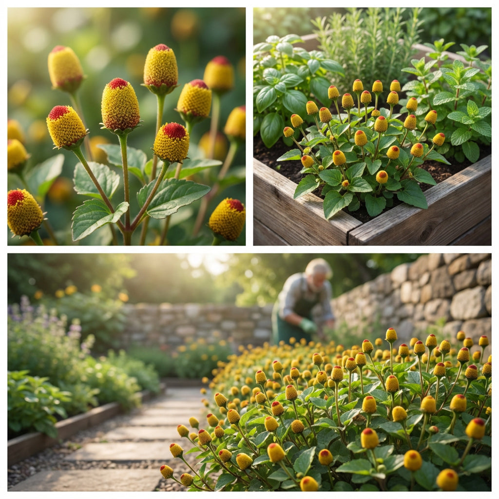 Spilanthes Flower Planting for Colorful Gardens  Seeds for Vibrant and Unique Blooms