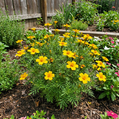 Yellow Signet Marigold Flower Seeds Planting