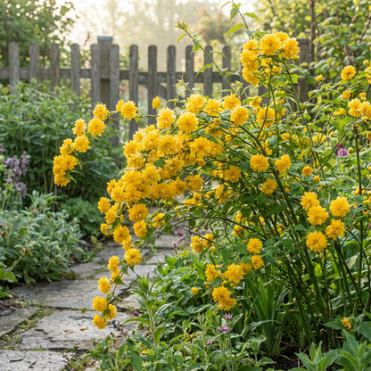 Yellow Kerria Japonica Flower Seeds Planting