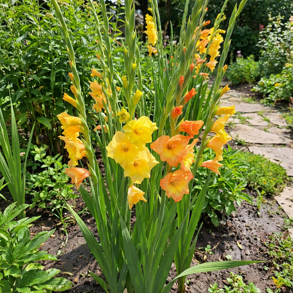 Semi di gladiolo giallo arancio