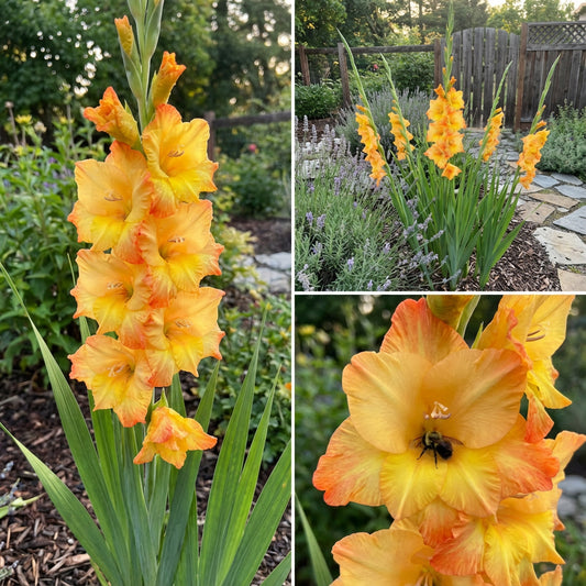 Yellow Orange Gladiolus Planting Seeds