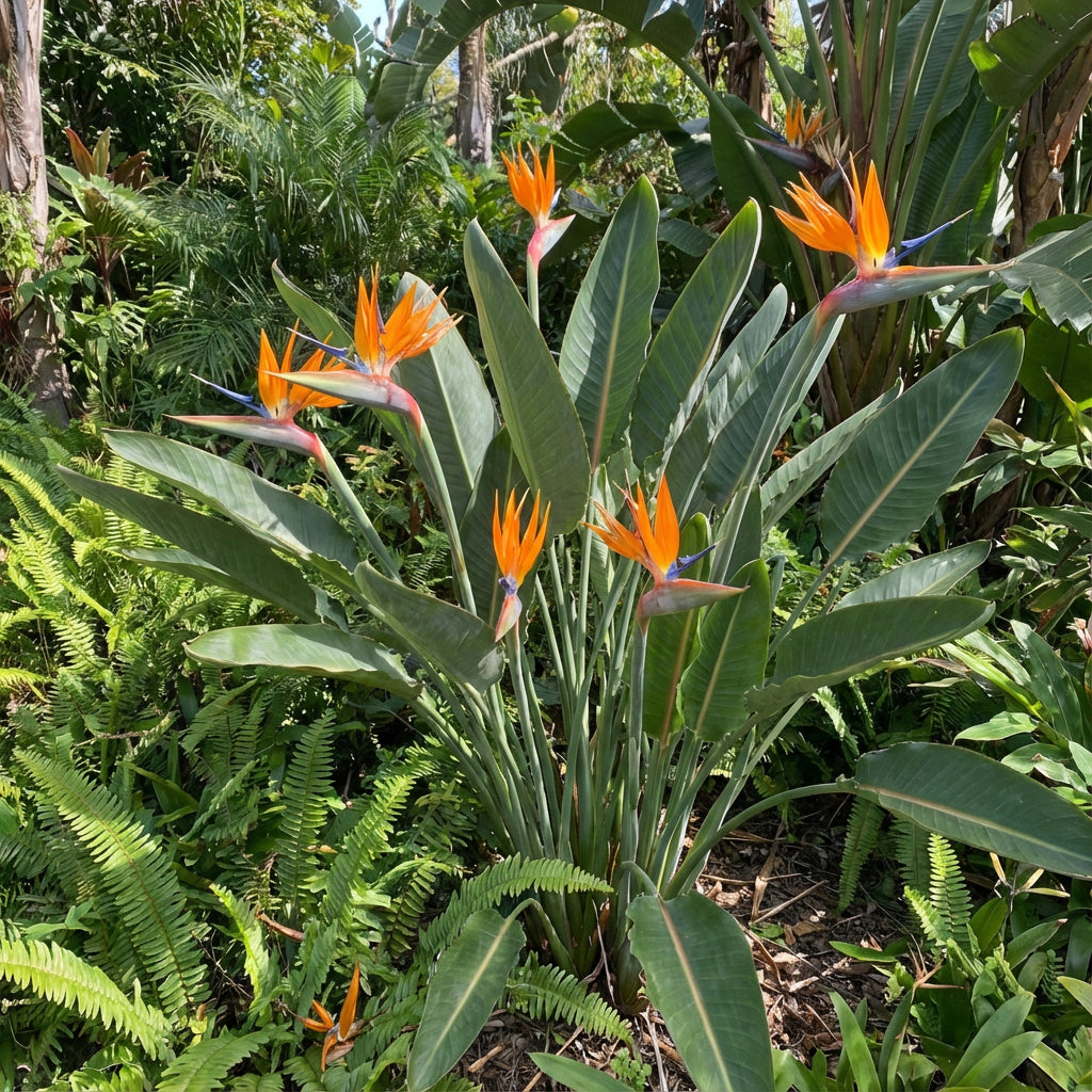 Strelitzia Reginae Plant Seeds Planting Orange Blue