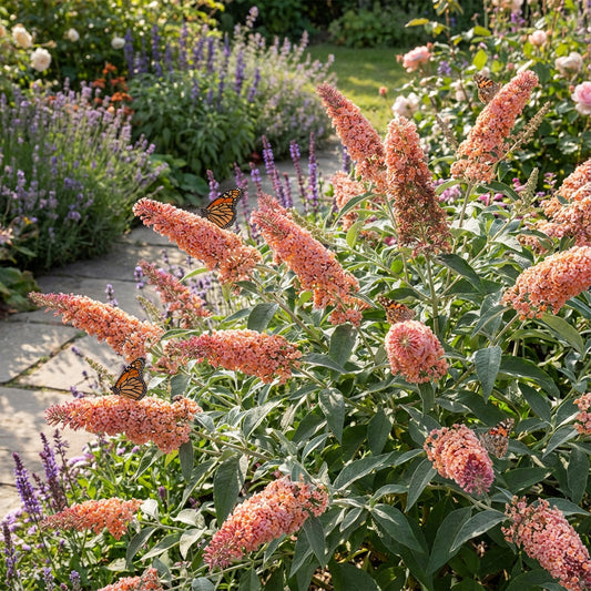 Orange Pink Buddleia Flower Seeds for Planting