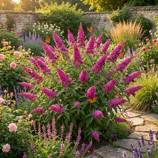 Buddleia Flower Seeds Planting Pink