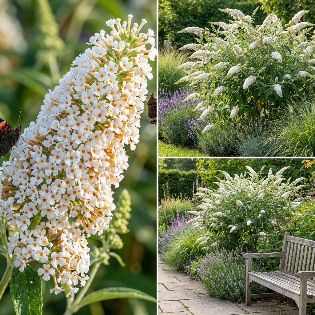 Buddleia-Blumensamen Pflanzung Weiß