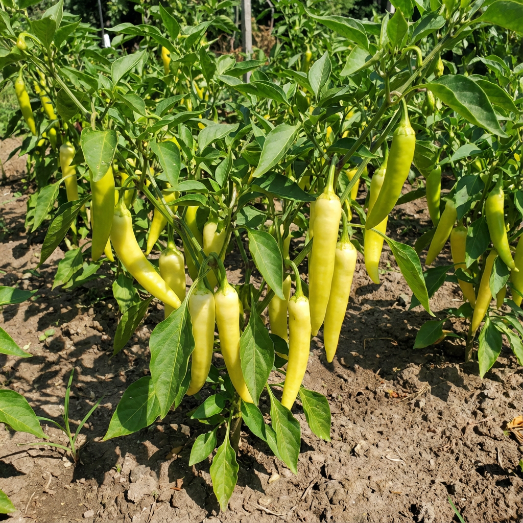 Sweet Banana Pepper Capsicum annuum Seeds for Planting vegetable patch kitchen garden