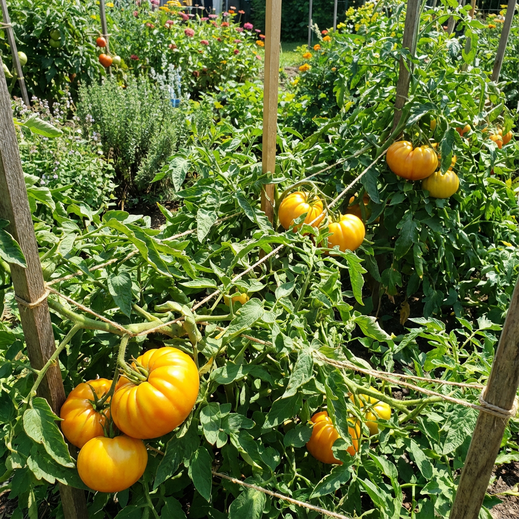 Giallo Grandi Amish Tomato Seeds – Heirloom Italian Tomatoes for Rich, Sweet Flavor