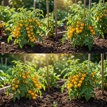 Aunt Ruby's Yellow Cherry Tomato Seeds – Heirloom, Sweet, and Juicy Tomatoes for Your Garden
