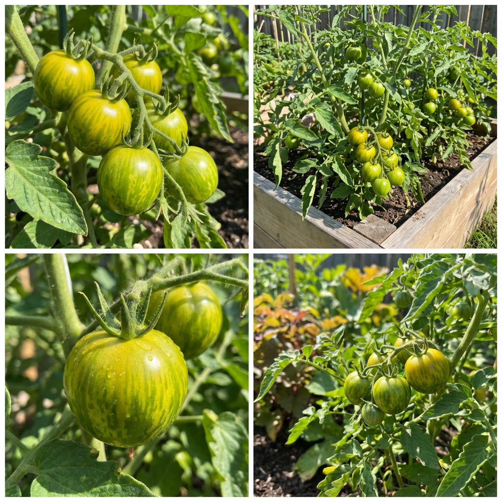 Green Zebra Tomato Seeds – Heirloom, Tart Green Tomatoes for Your Garden