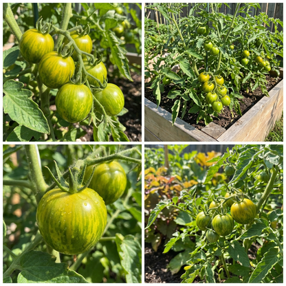 Green Zebra Tomato Seeds – Heirloom, Tart Green Tomatoes for Your Garden