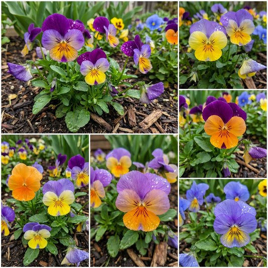 Colorful Mixed Viola Sorbet Flower Seeds for Planting