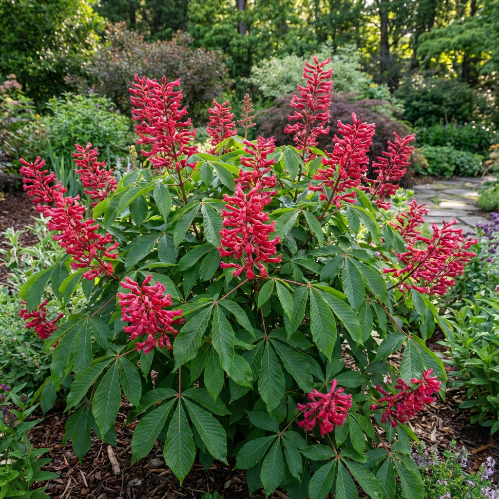 Aesculus Pavia Seeds, Enhance Your Garden with Ornamental Beauty