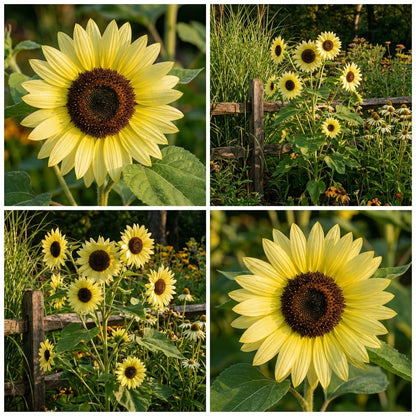 Yellow Lemon Sunflower Seeds Planting Brightening Your Gardening