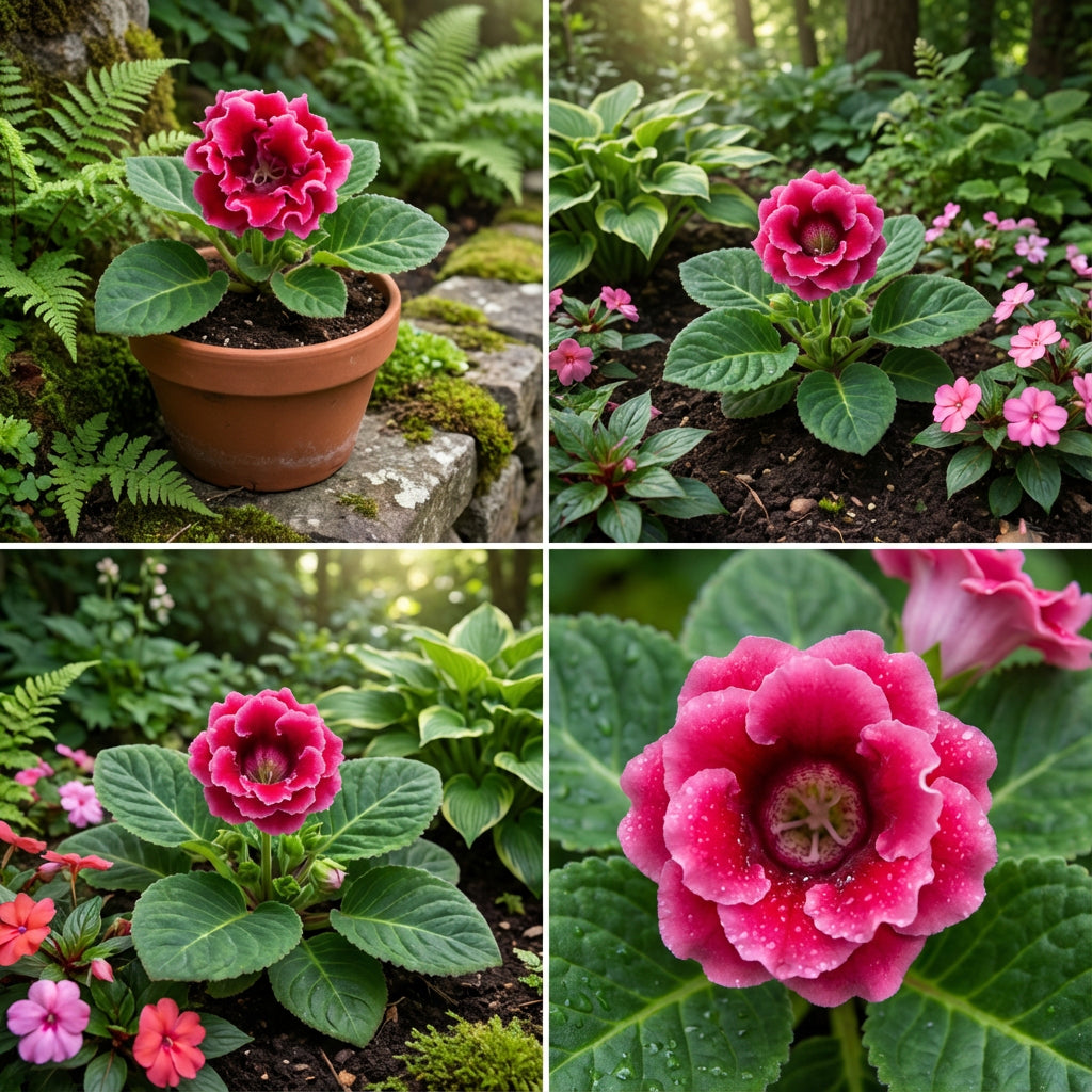 Pink Gloxinia Seeds for Planting - Perfect for Bonsai and Balcony Gardens