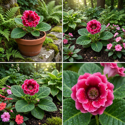 Pink Gloxinia Seeds for Planting - Perfect for Bonsai and Balcony Gardens