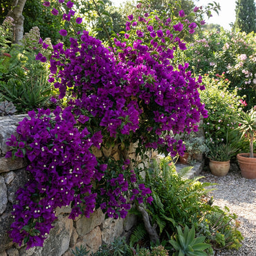 Bougainvillea Flower Seeds for Planting  Dark Violet, Stunning Garden Climber