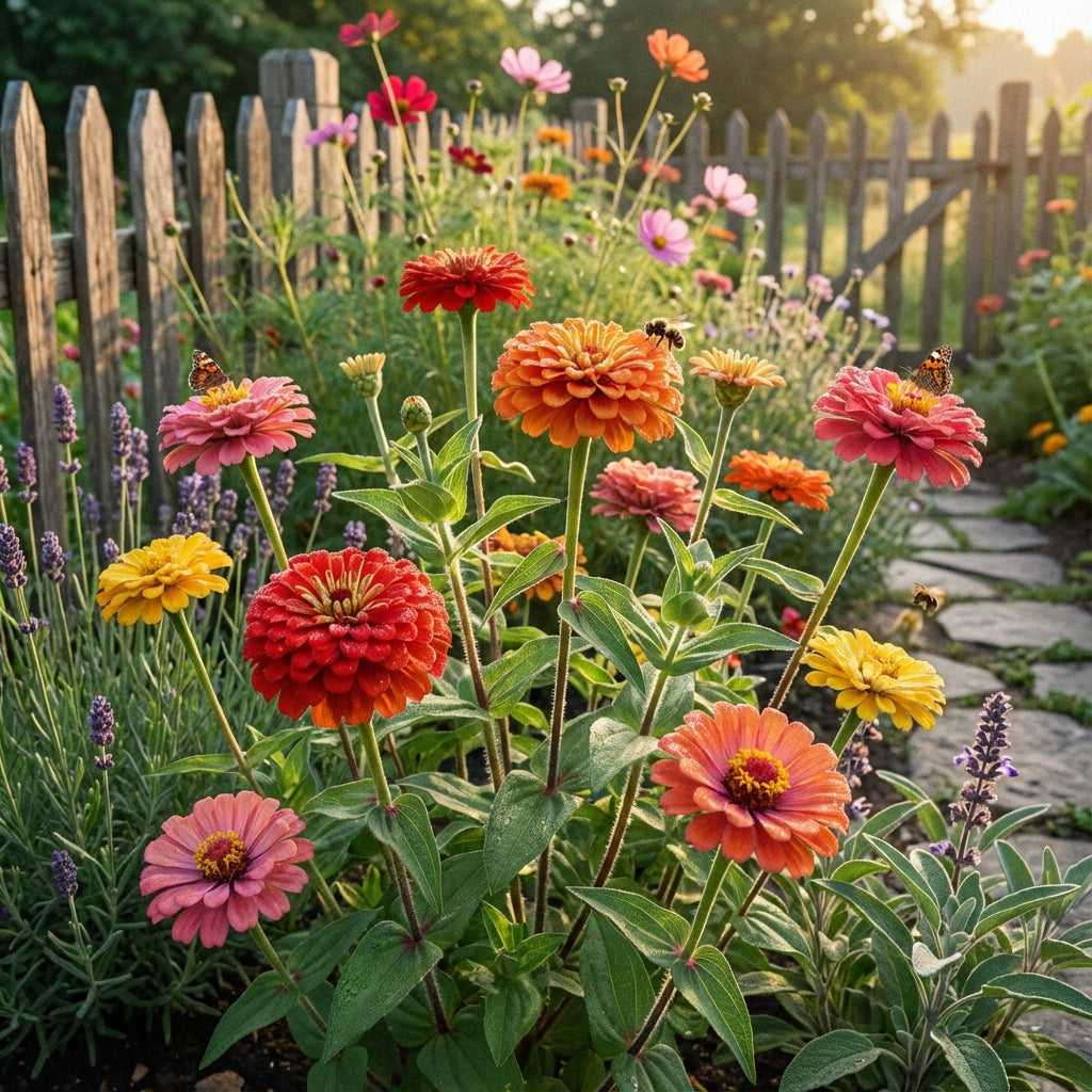 Zinnia Flower Seeds for Lively and Colorful Garden Displays