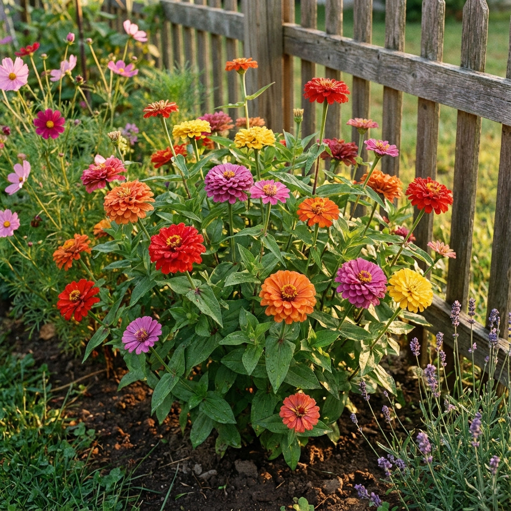 Zinnia Flower Seeds for Lively and Colorful Garden Displays