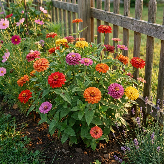 Zinnia Flower Seeds for Lively and Colorful Garden Displays