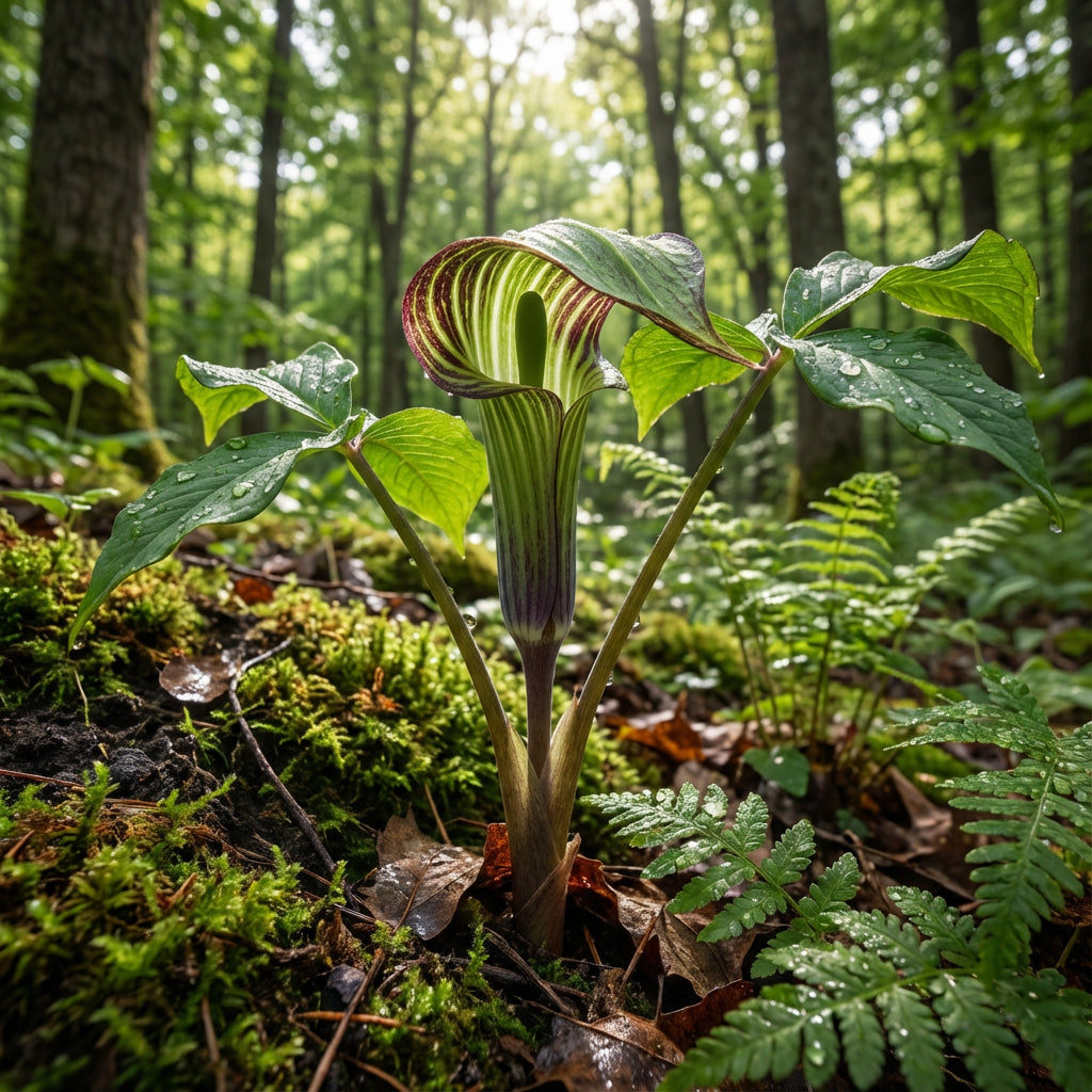 Arisaema Triphyllum Seeds for Planting - Jack-in-the-Pulpit