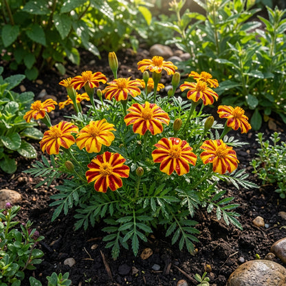 Marigold Jester Seeds for Vibrant Flower Planting