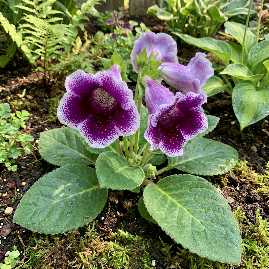 Sinningia Gloxinia Planting Flower Seeds for Vibrant Indoor Blooms