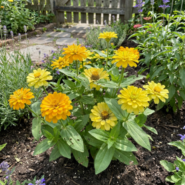 Radiant Yellow Zinnia Flower Seeds to Create a Stunning Garden Display Seed