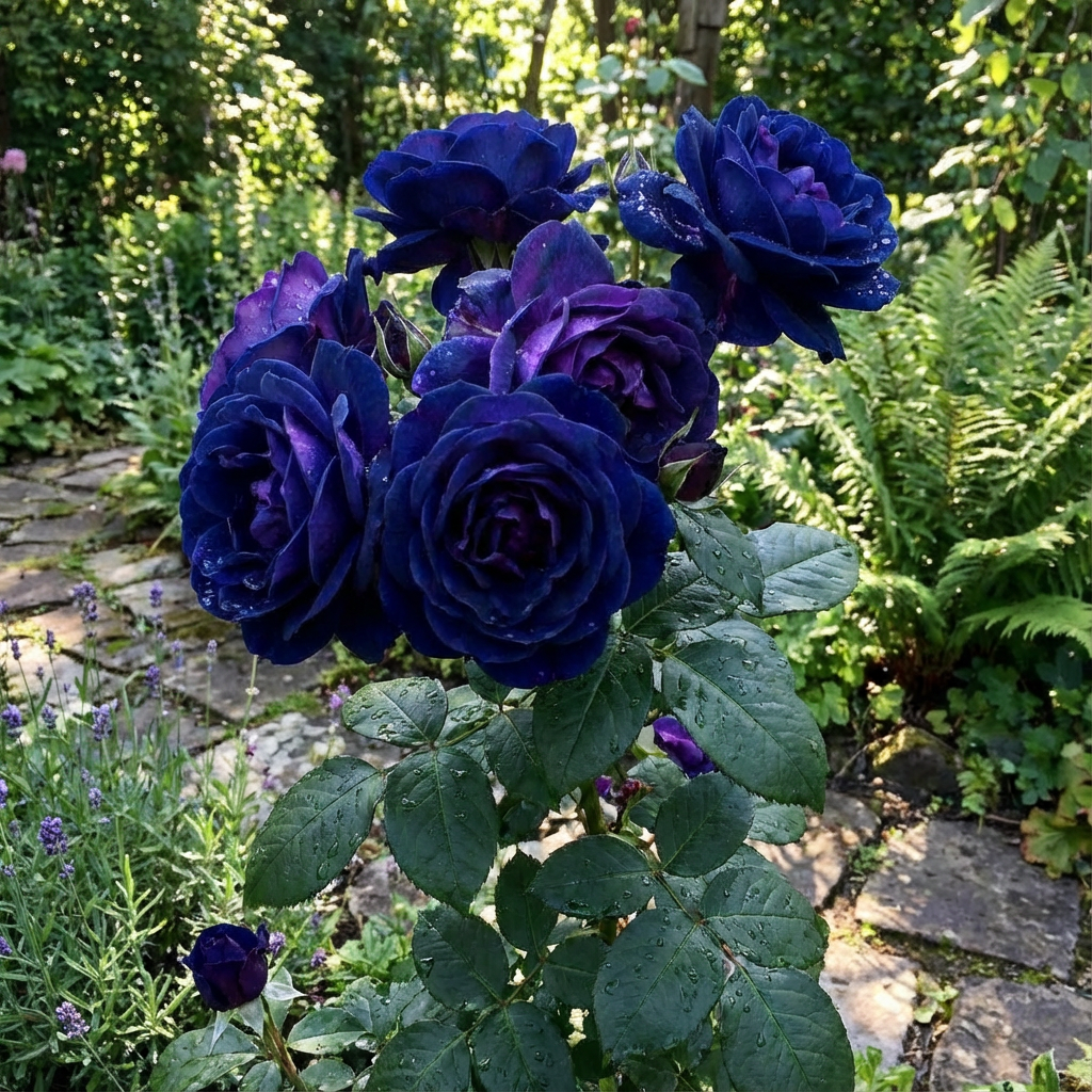 Dark Blue Rose Flower Seeds for Planting - Elegant Annuals for Your Garden