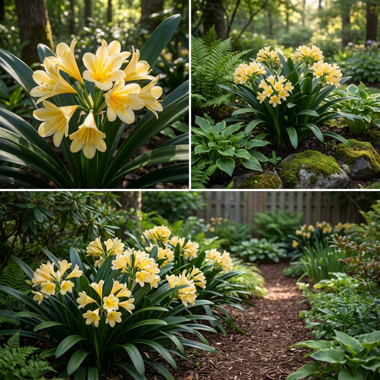 Sowing Seasons Flowering Seeds for Planting (Clivia Mainiata Citrina)
