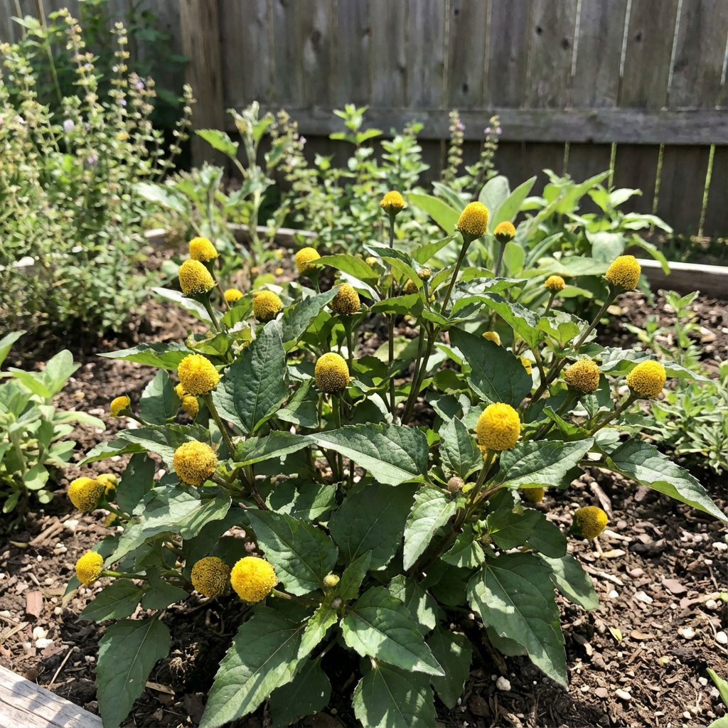 Yellow Acmella Oleracea Flower Seeds Planting