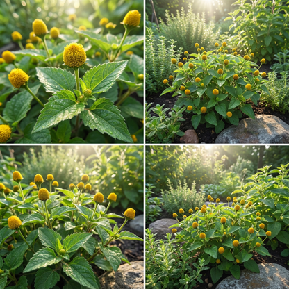 Yellow Acmella Oleracea Flower Seeds Planting