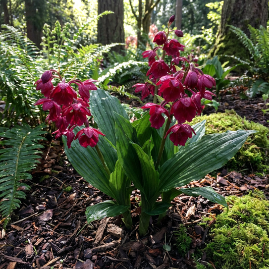 Planting Beauty, Red Bell Orchid Flower Seeds for Stunning Blooms