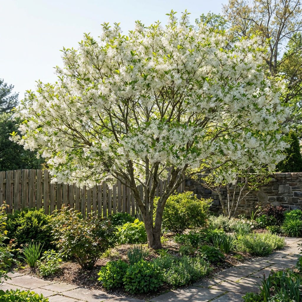 White Chionanthus Retusus Tree Seeds Planting