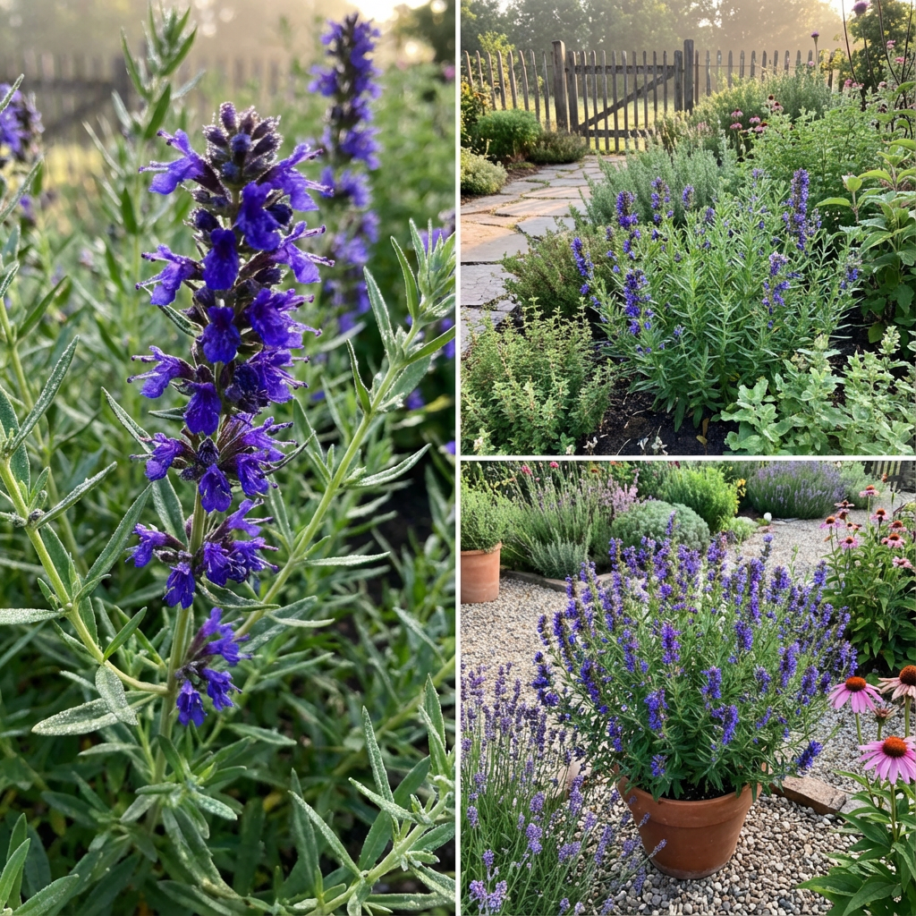 Blue Hyssop Plant Seeds for Gardening Essentials